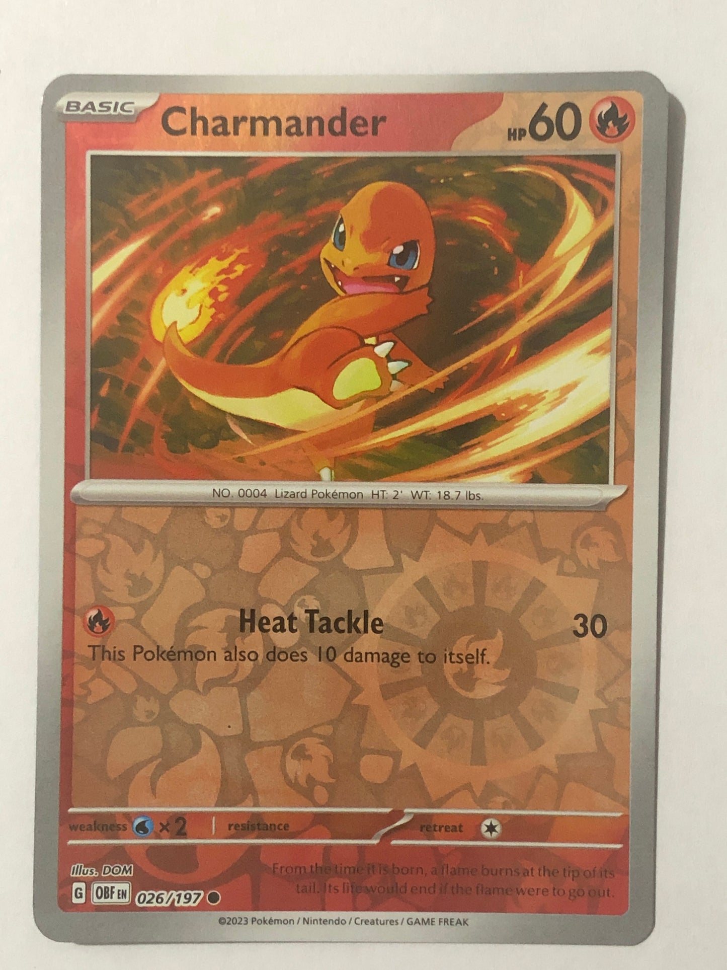 026 - Charmander - Reverse Holo
