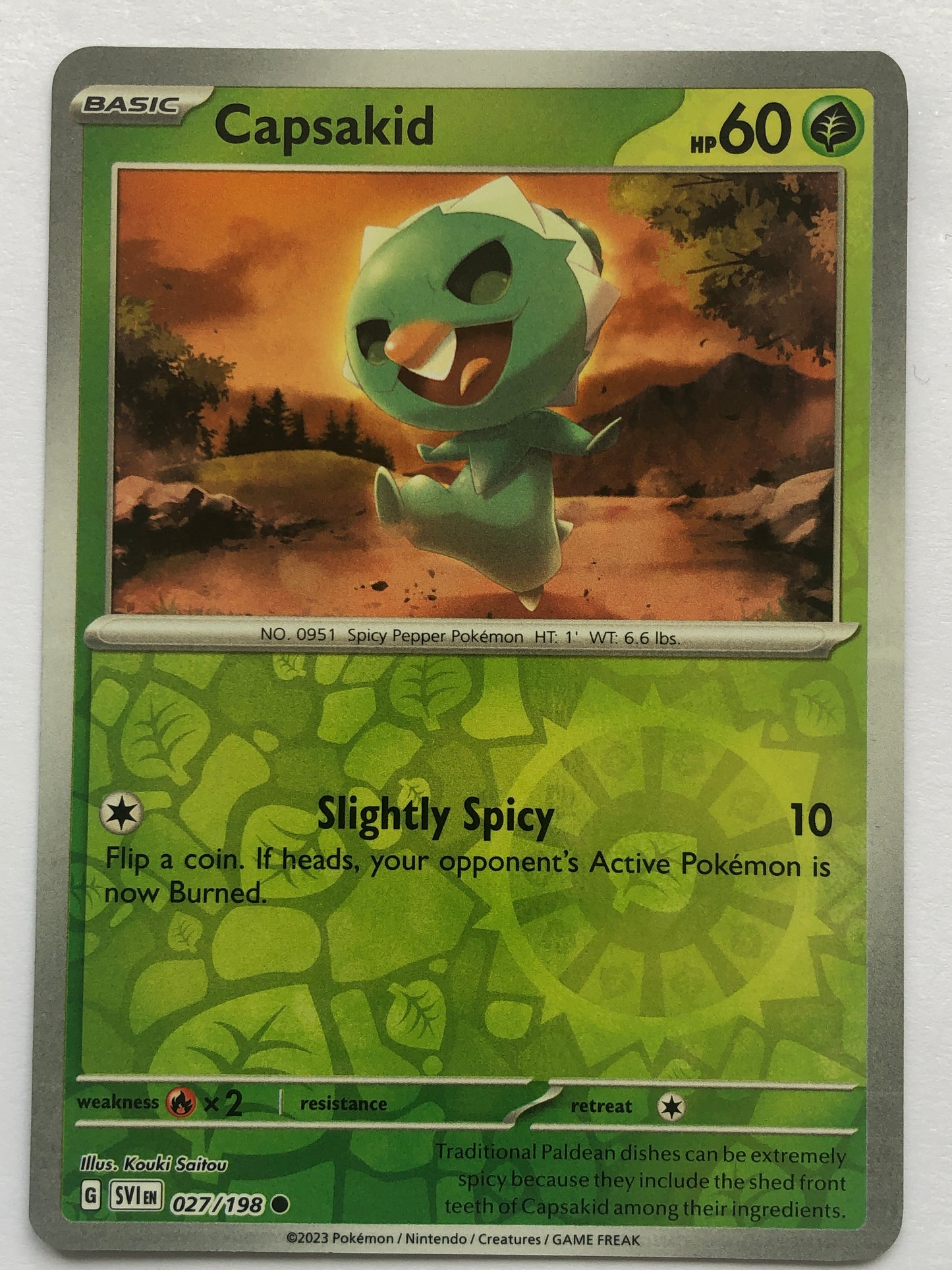 027 - Capsakid - Reverse Holo