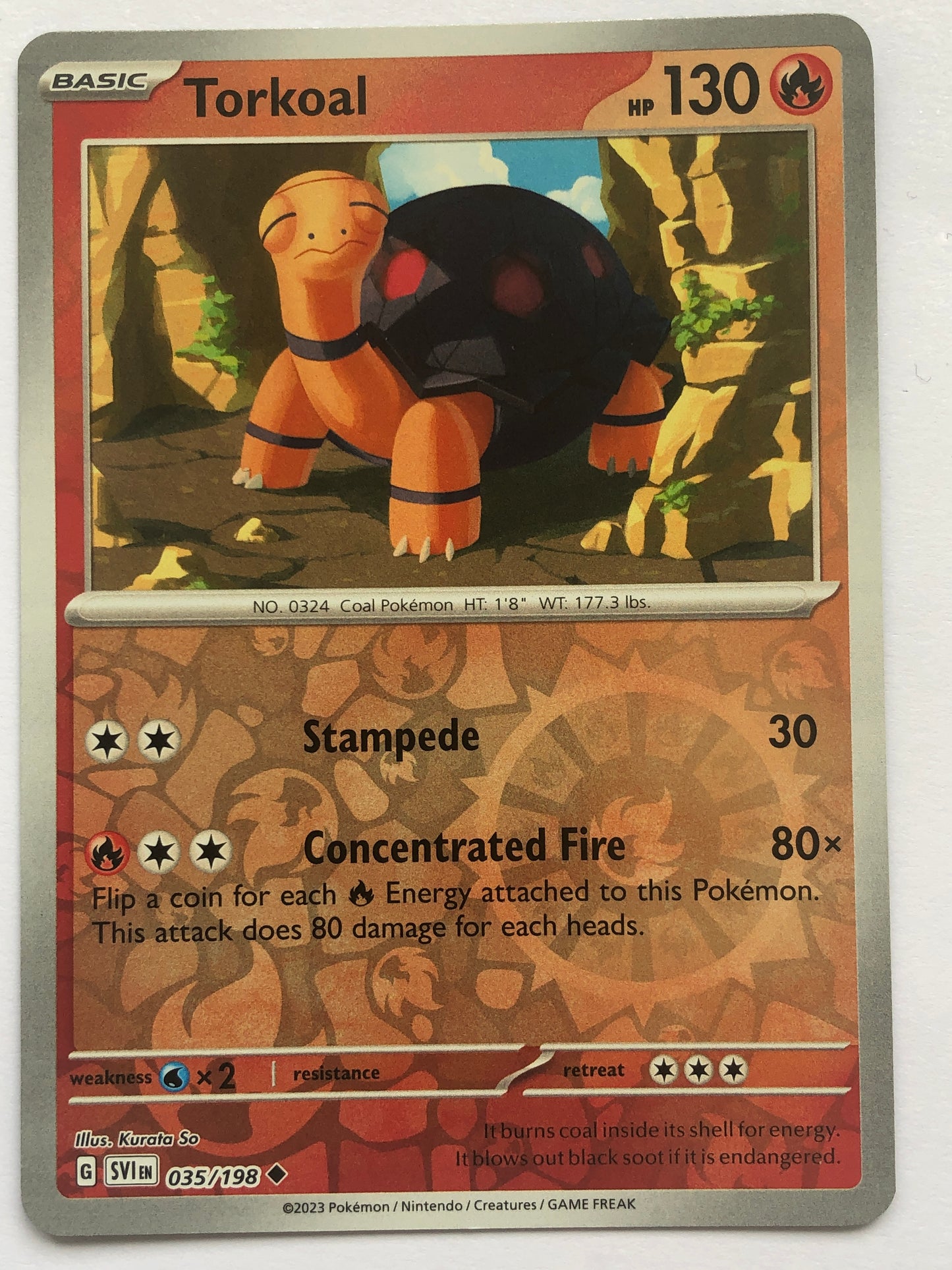 035 - Torkoal - Reverse Holo