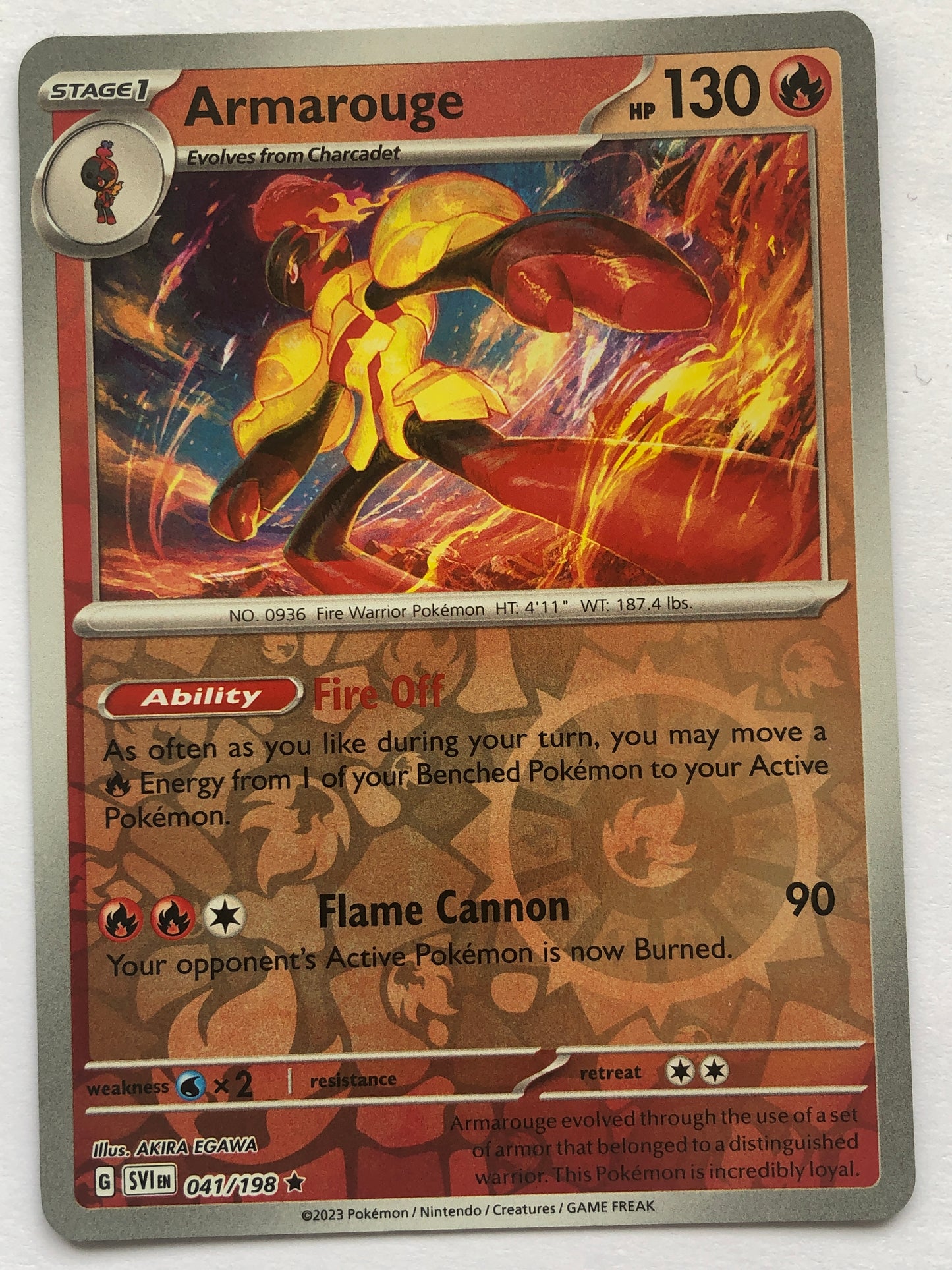 041 - Armarouge - Reverse Holo