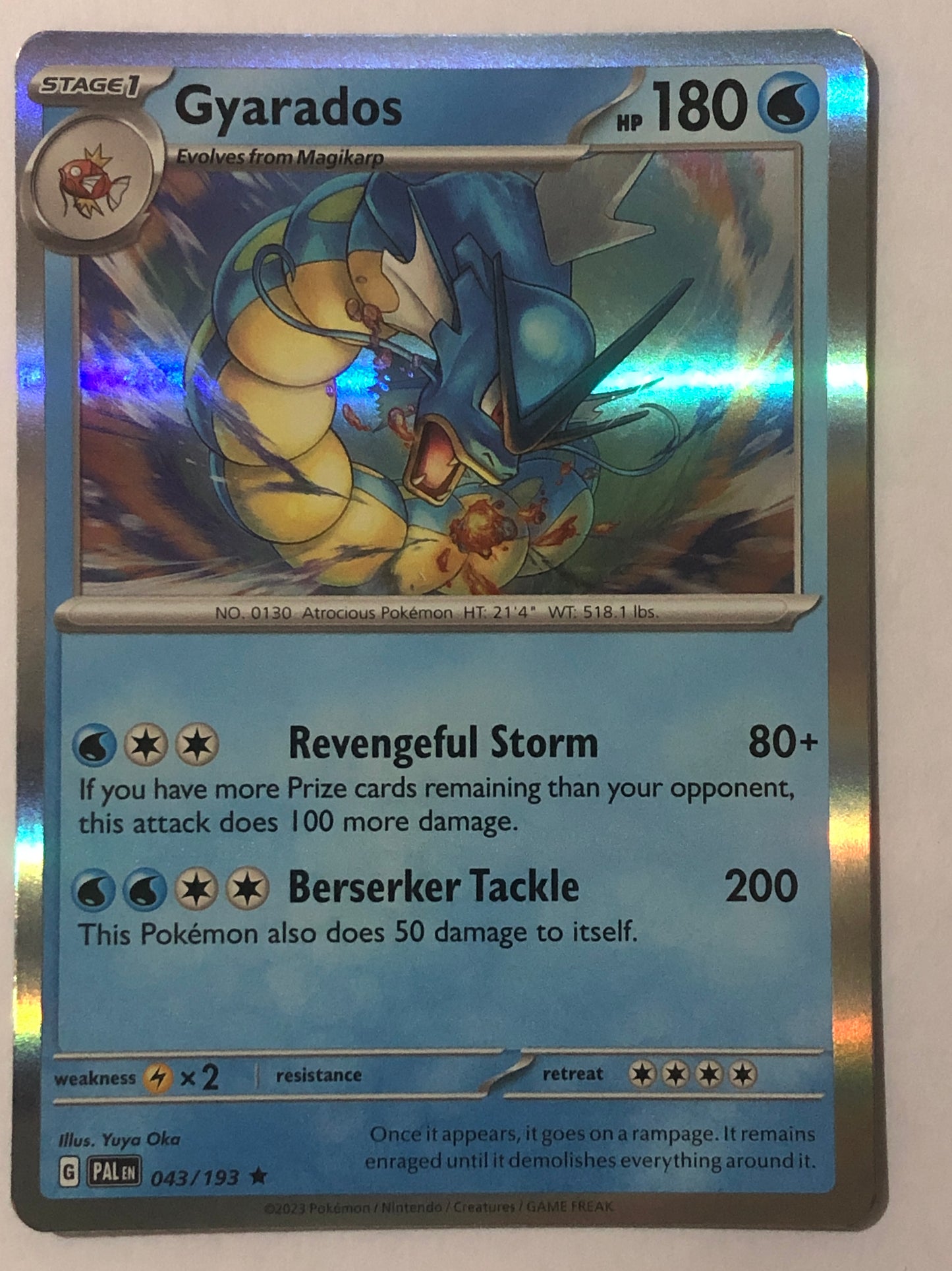 043 - Gyarados - Holo