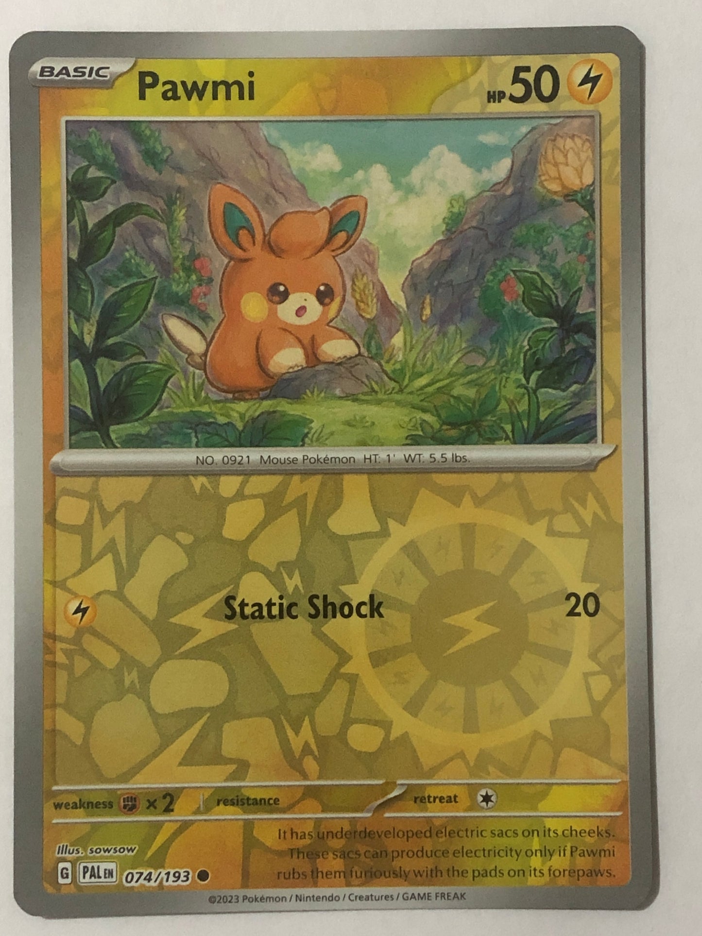 074 - Pawmi - Reverse Holo