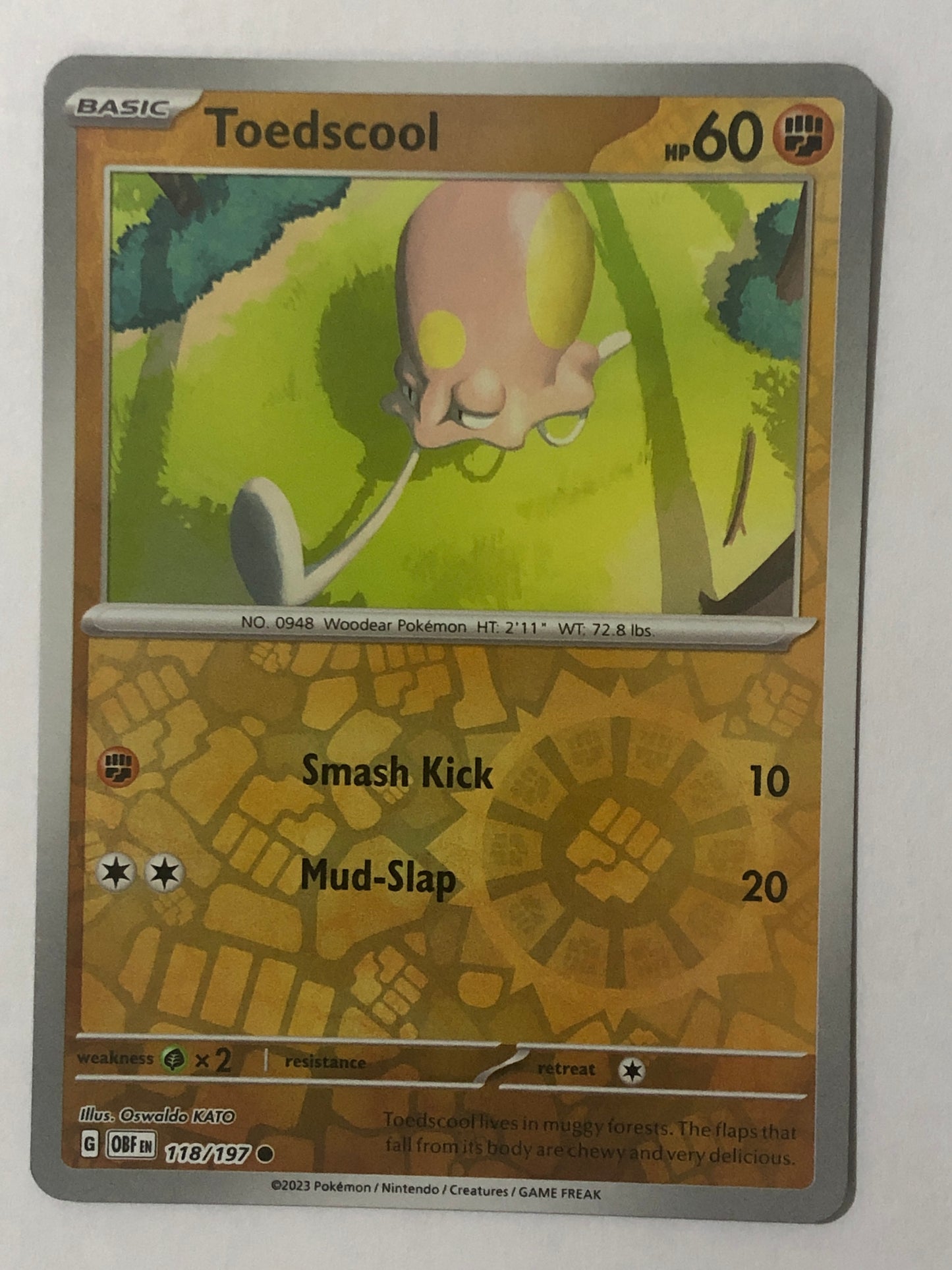 118 - Toedscool - Reverse Holo