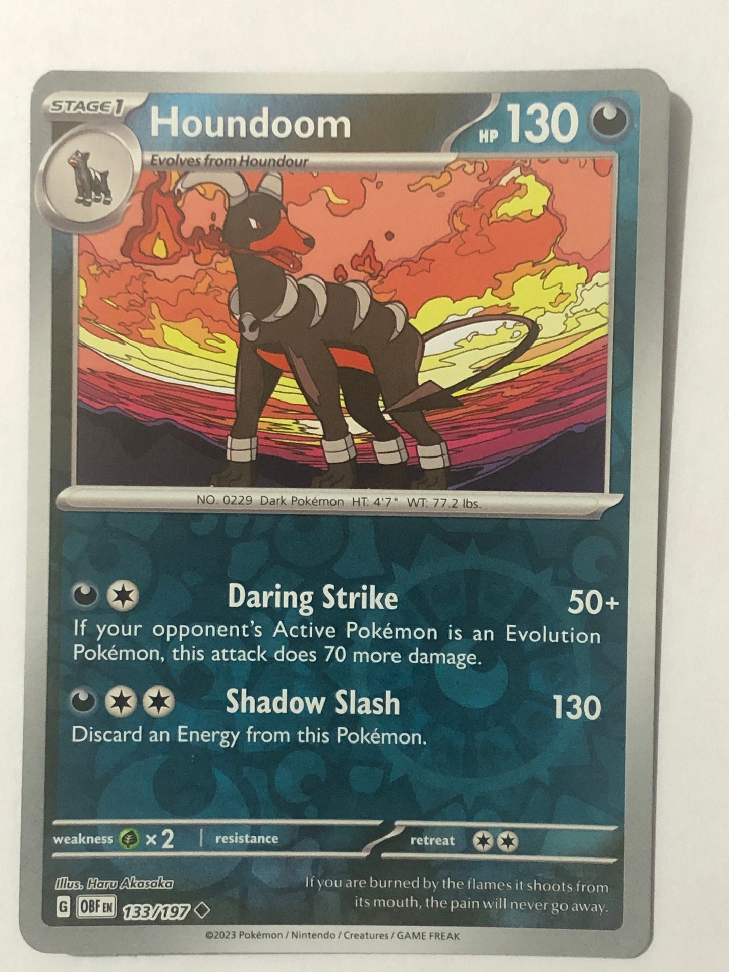 133 - Houndoom - Reverse Holo