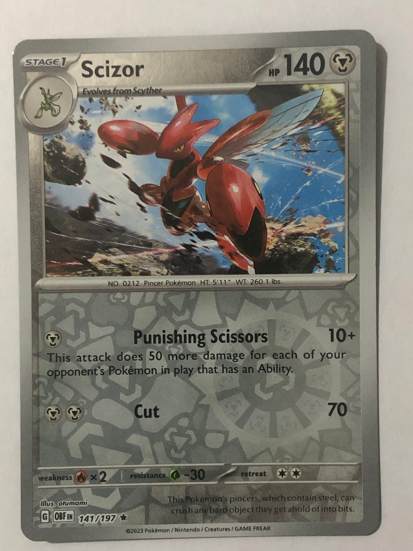 141 - Scizor - Reverse Holo