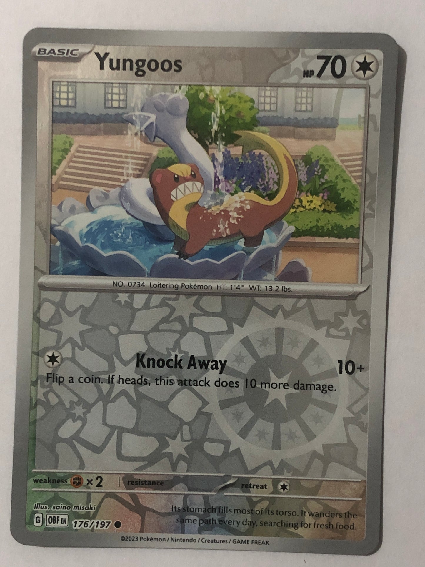 176 - Yungoos - Reverse Holo