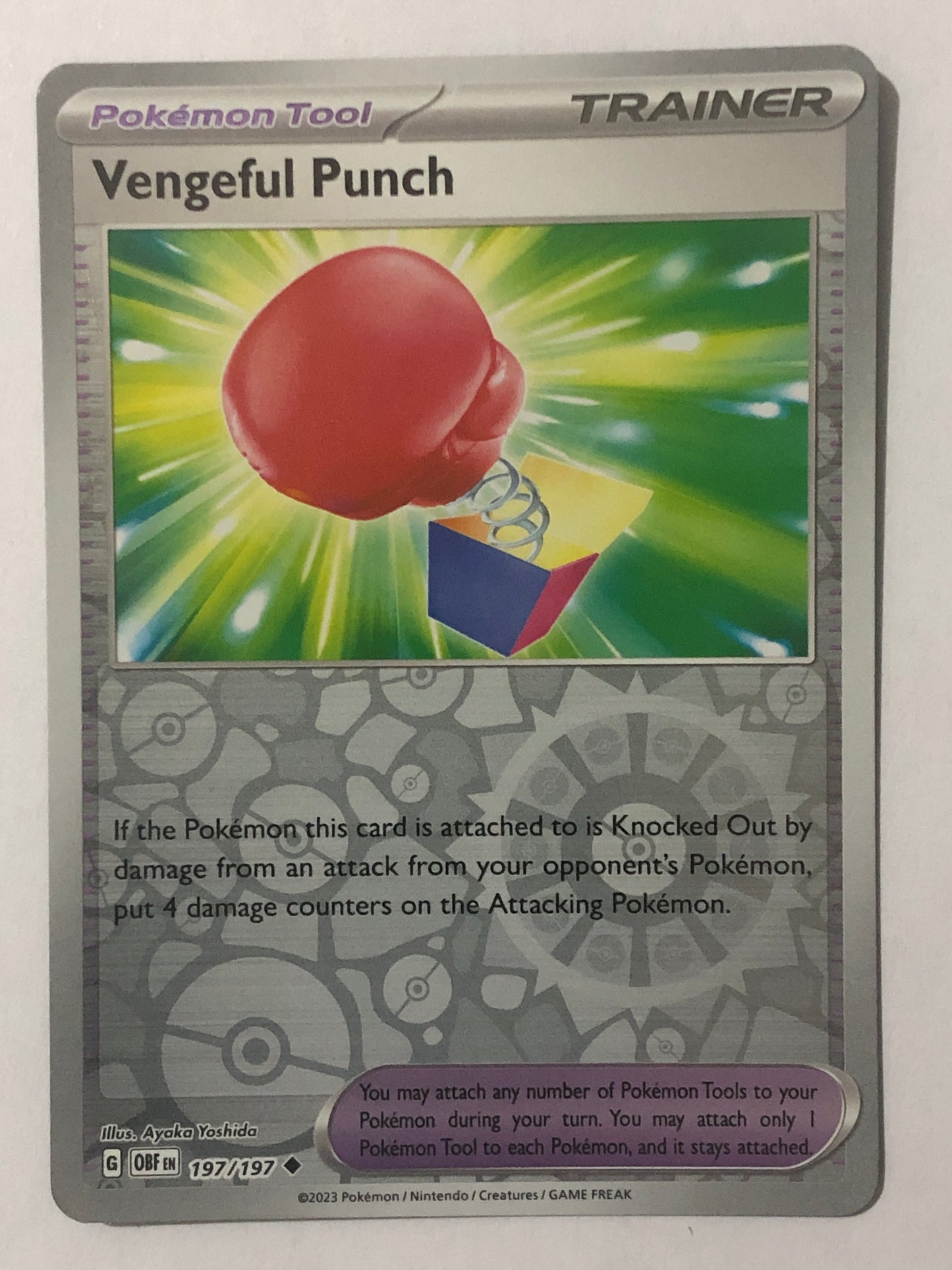 197 - Vengeful Punch - Reverse Holo