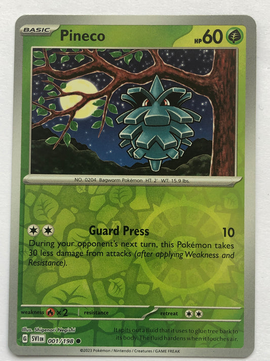 001 - Pineco - Reverse Holo