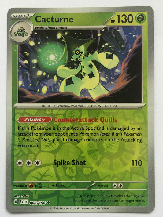 006 - Cacturne - Reverse Holo