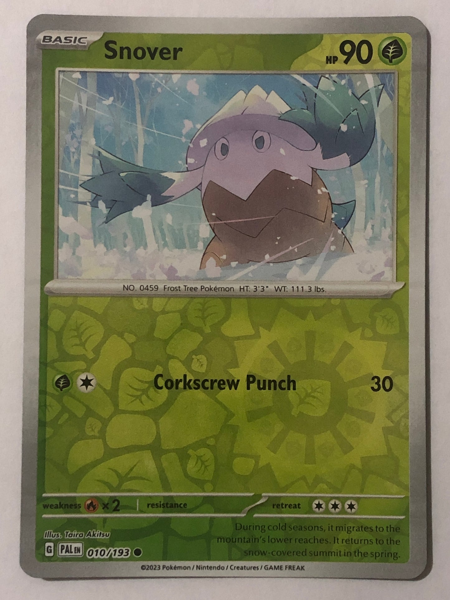 010 - Snover - Reverse Holo