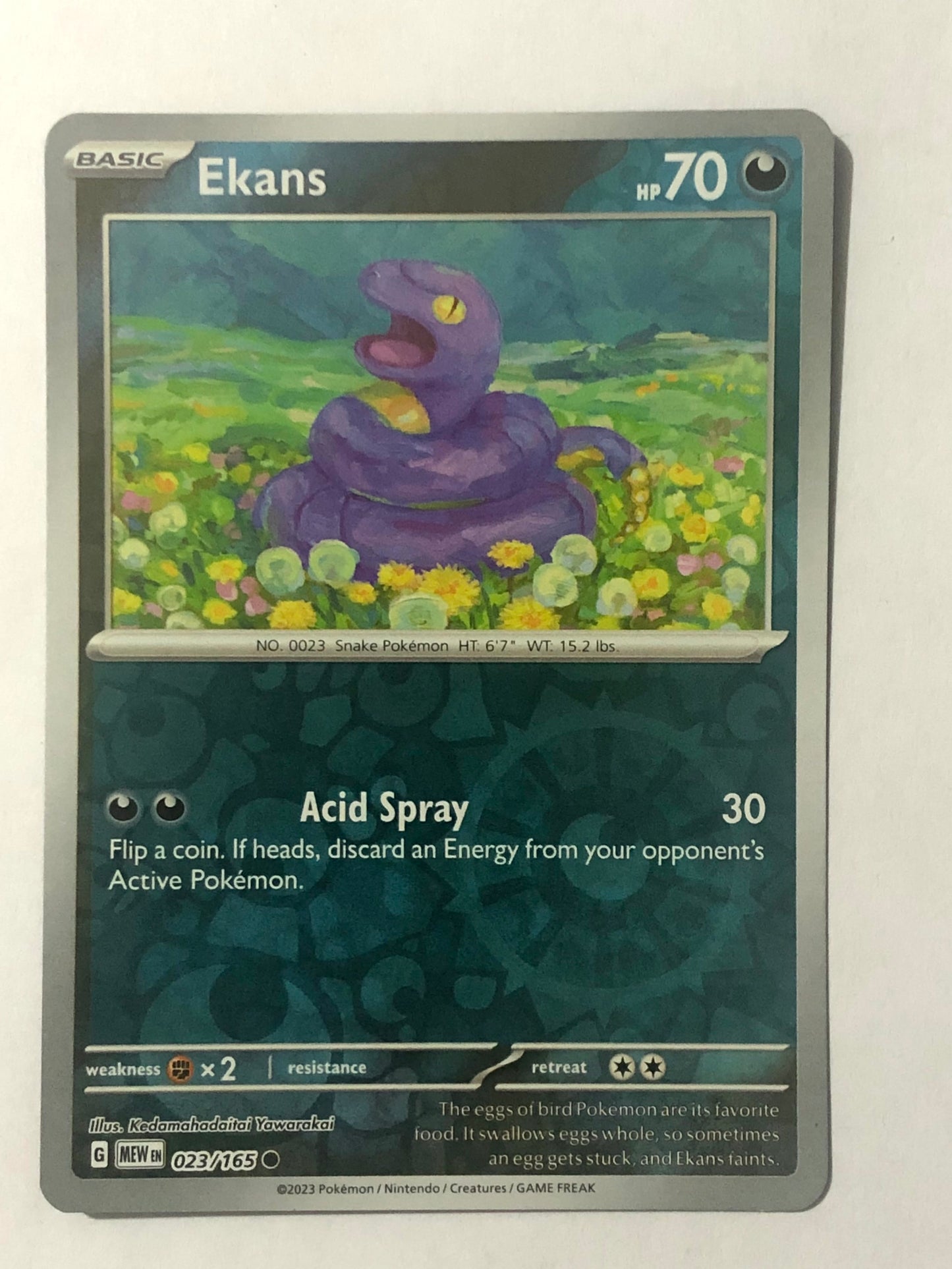 023 - Ekans - Reverse Holo