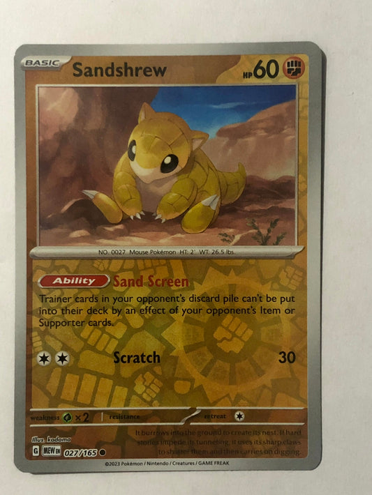 027 - Sandshrew - Reverse Holo