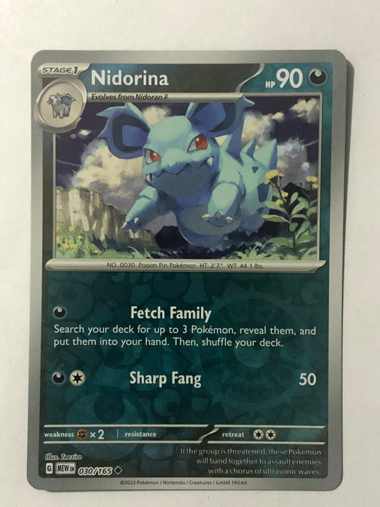 030 - Nidorina - Reverse Holo