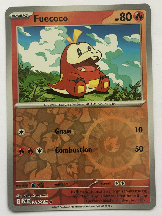 036 - Fuecoco - Reverse Holo