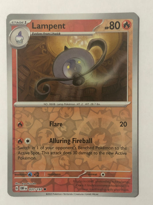 037 -  Lampent - Reverse Holo