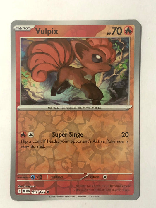 037 - Vulpix - Reverse Holo