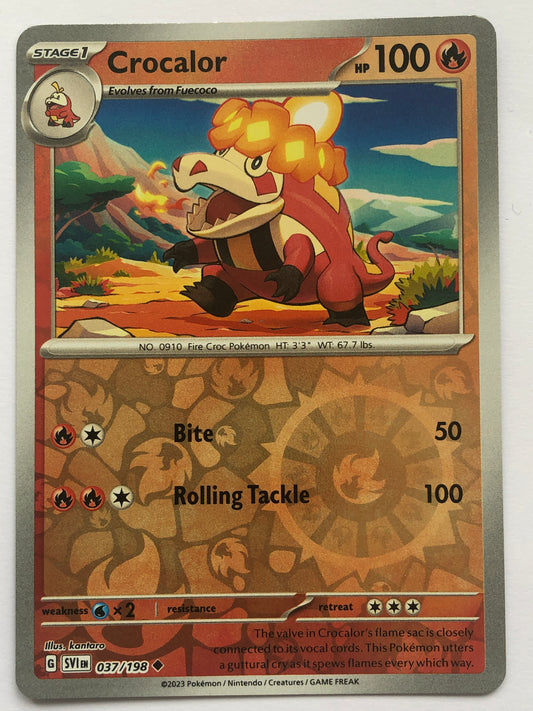 037 - Crocalor - Reverse Holo