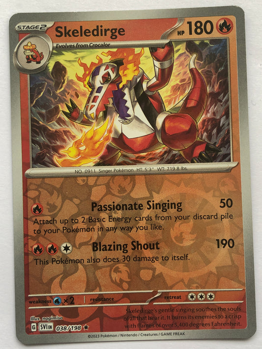 038 - Skeledirge - Reverse Holo