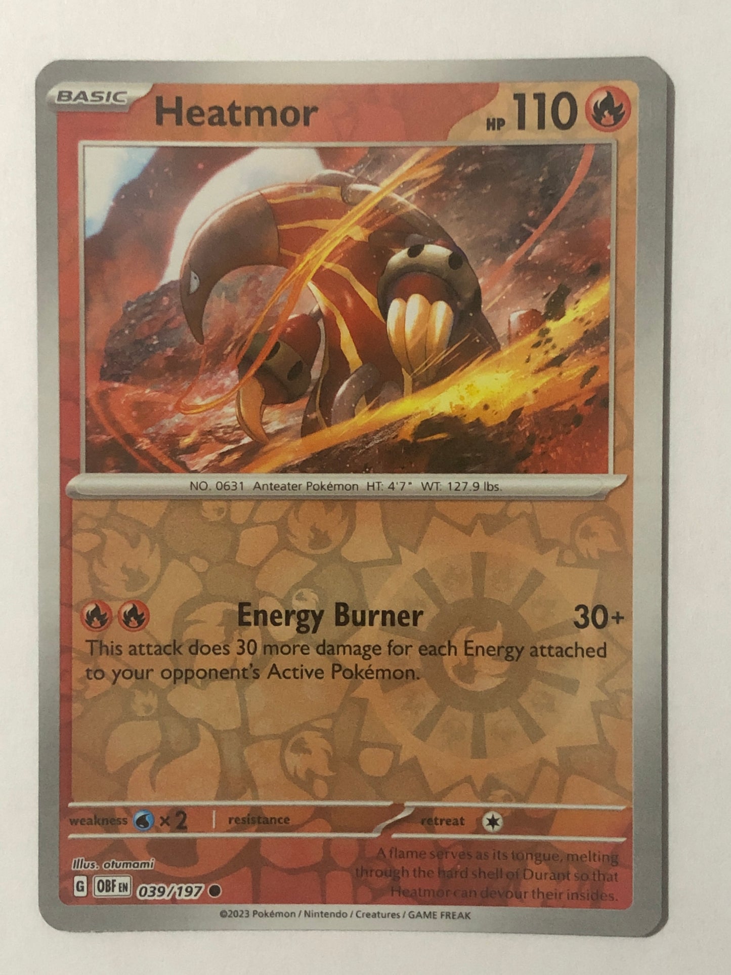 039 -  Heatmor - Reverse Holo