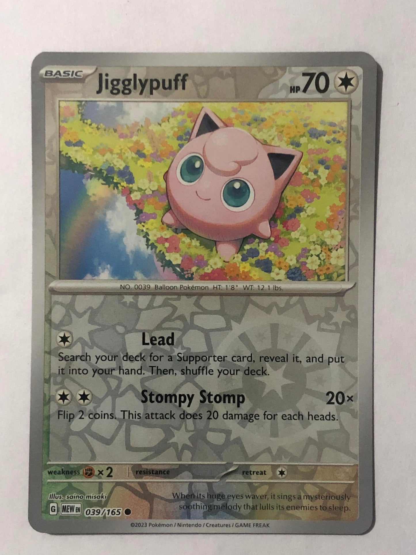 039 - Jigglypuff - Reverse Holo