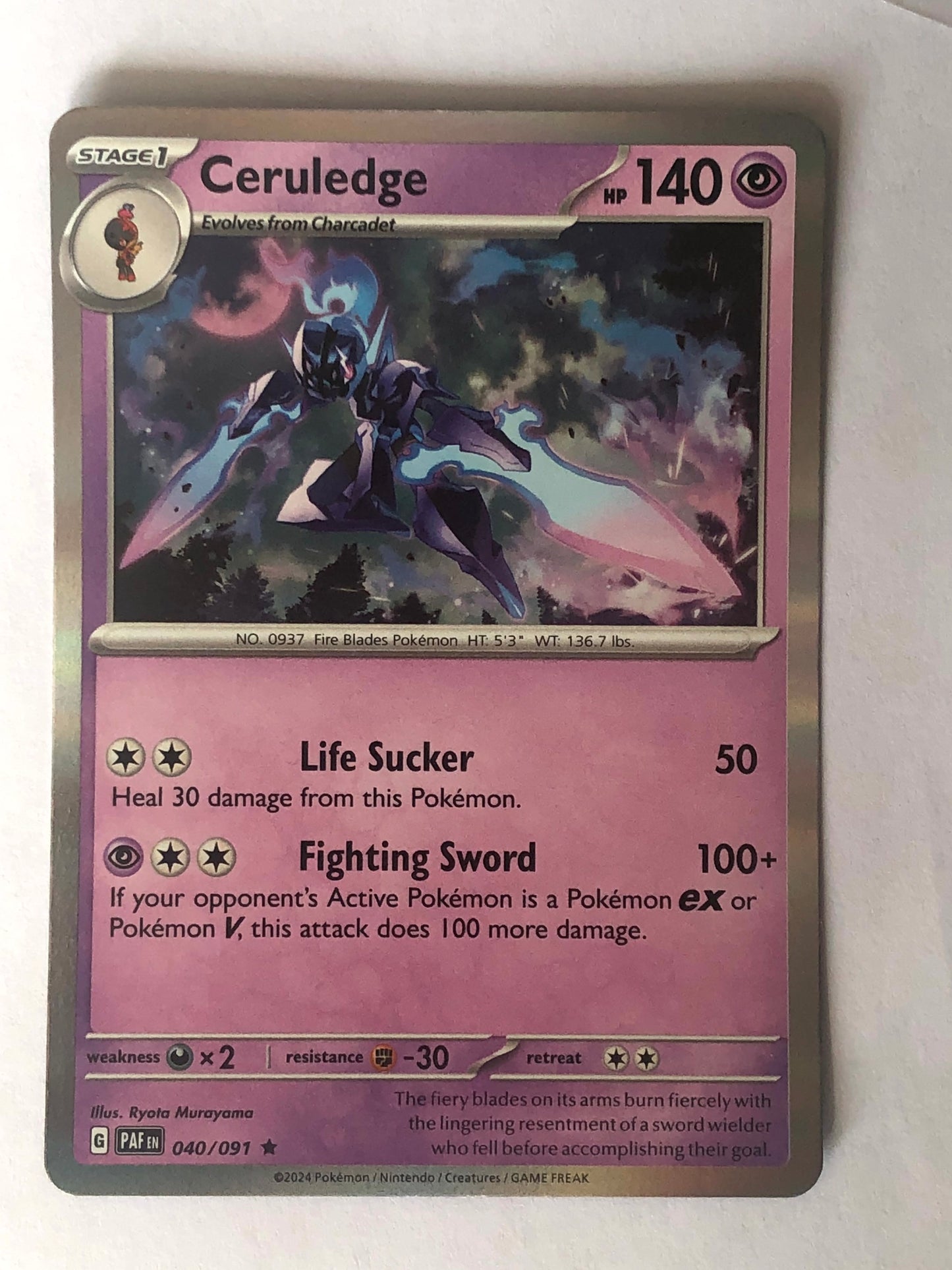 040 - Ceruledge - Holo