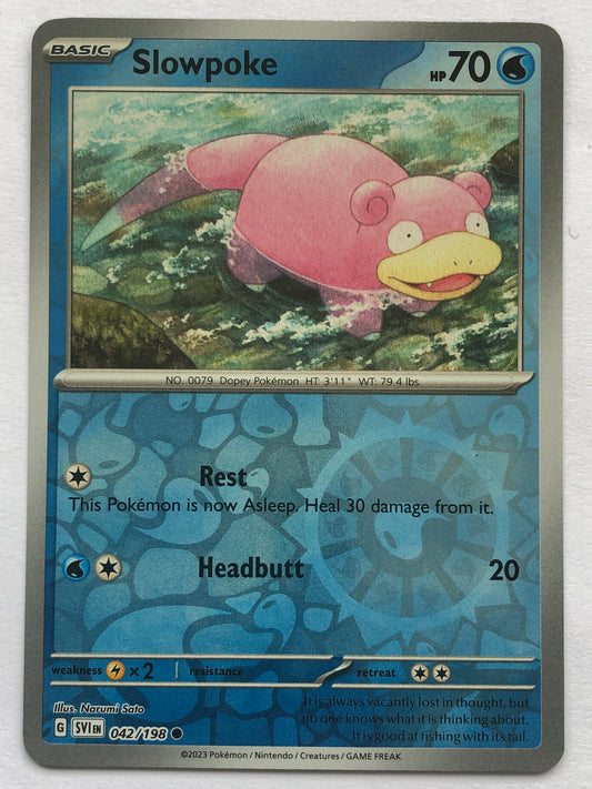 042 - Slowpoke - Reverse Holo