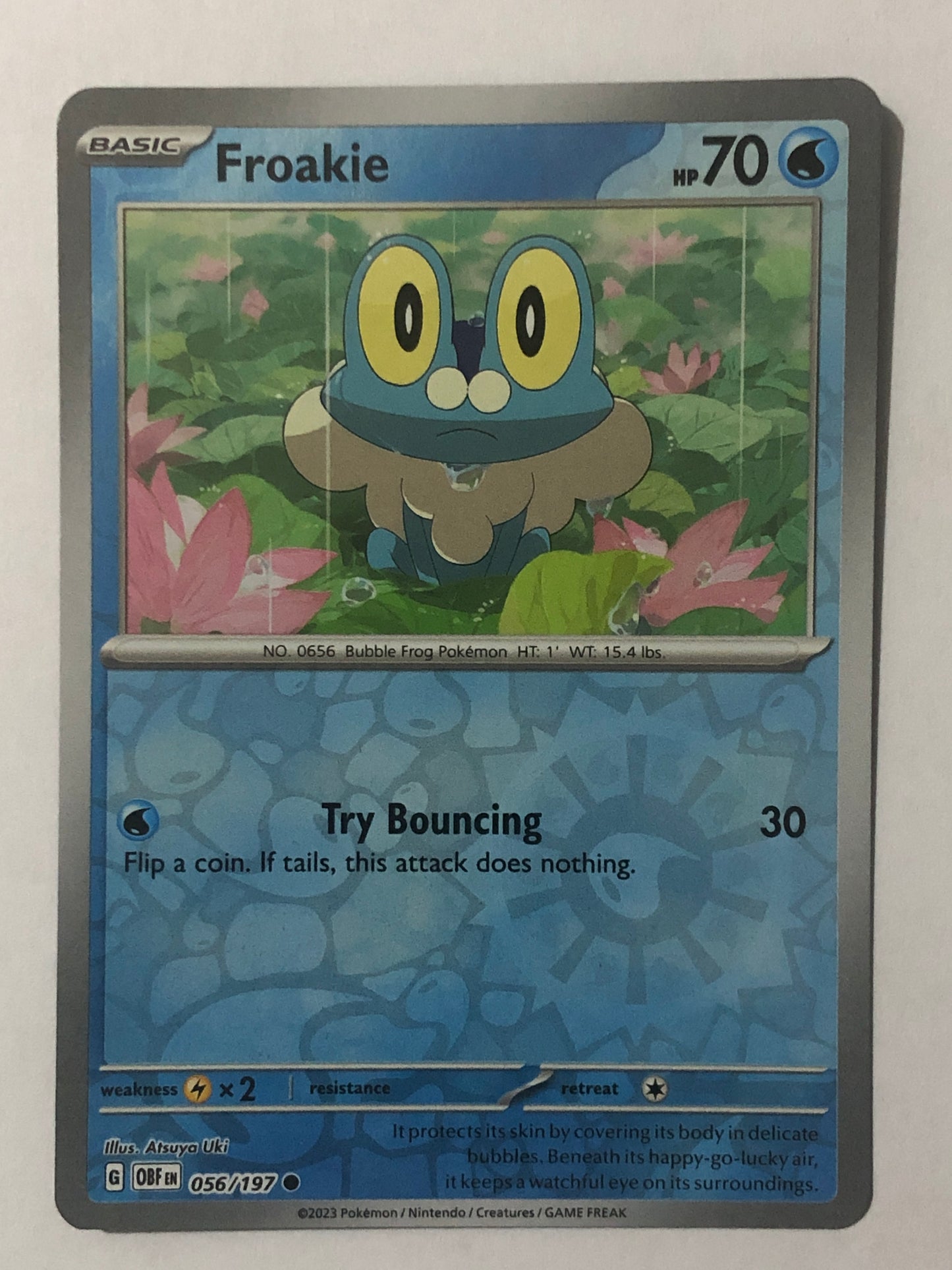 056 -  Froakie - Reverse Holo