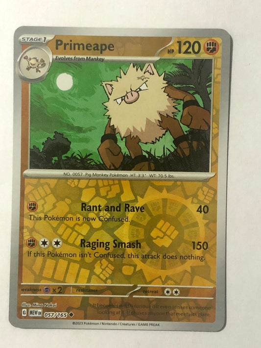057 - Primeape - Reverse Holo