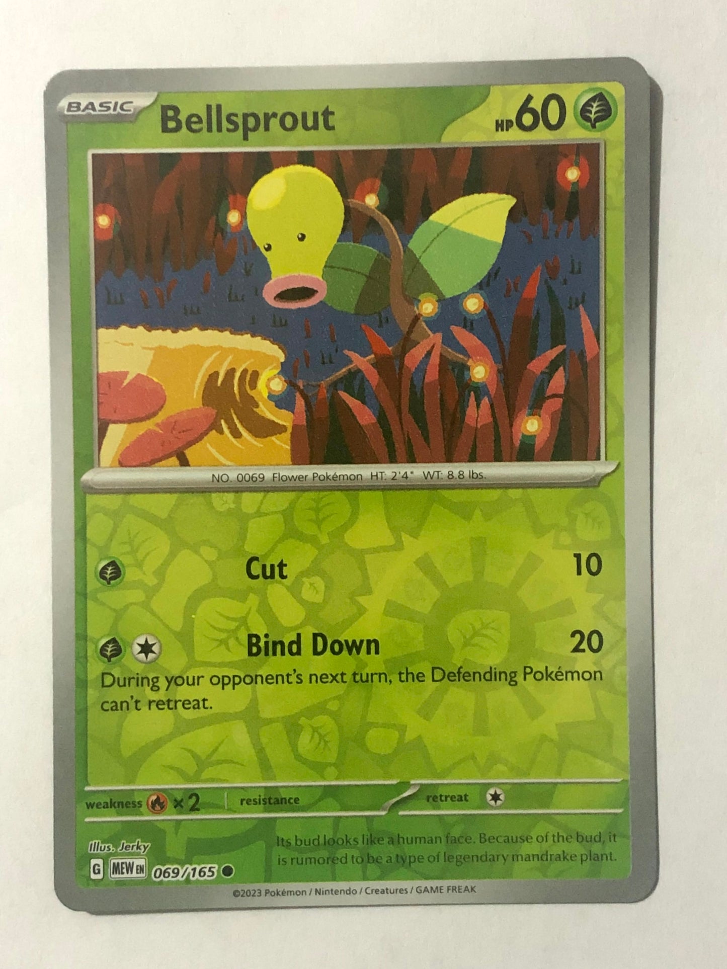 069 - Bellsprout - Reverse Holo