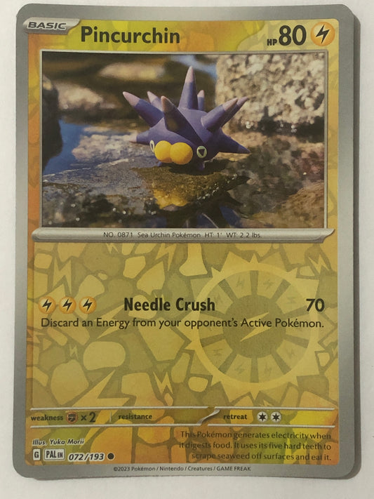 072 - Pincurchin - Reverse Holo