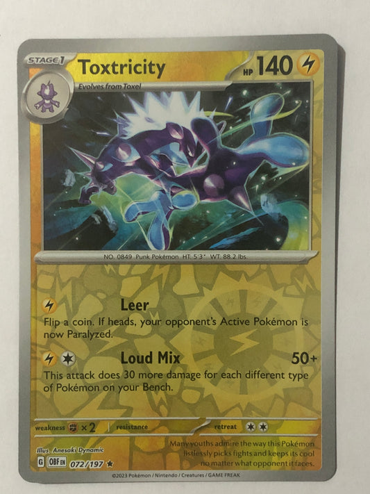 072 - Toxtricity - Reverse Holo
