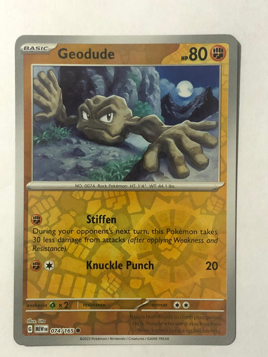 074 - Geodude - Reverse Holo