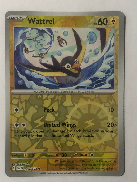 080 - Wattrel - Reverse Holo