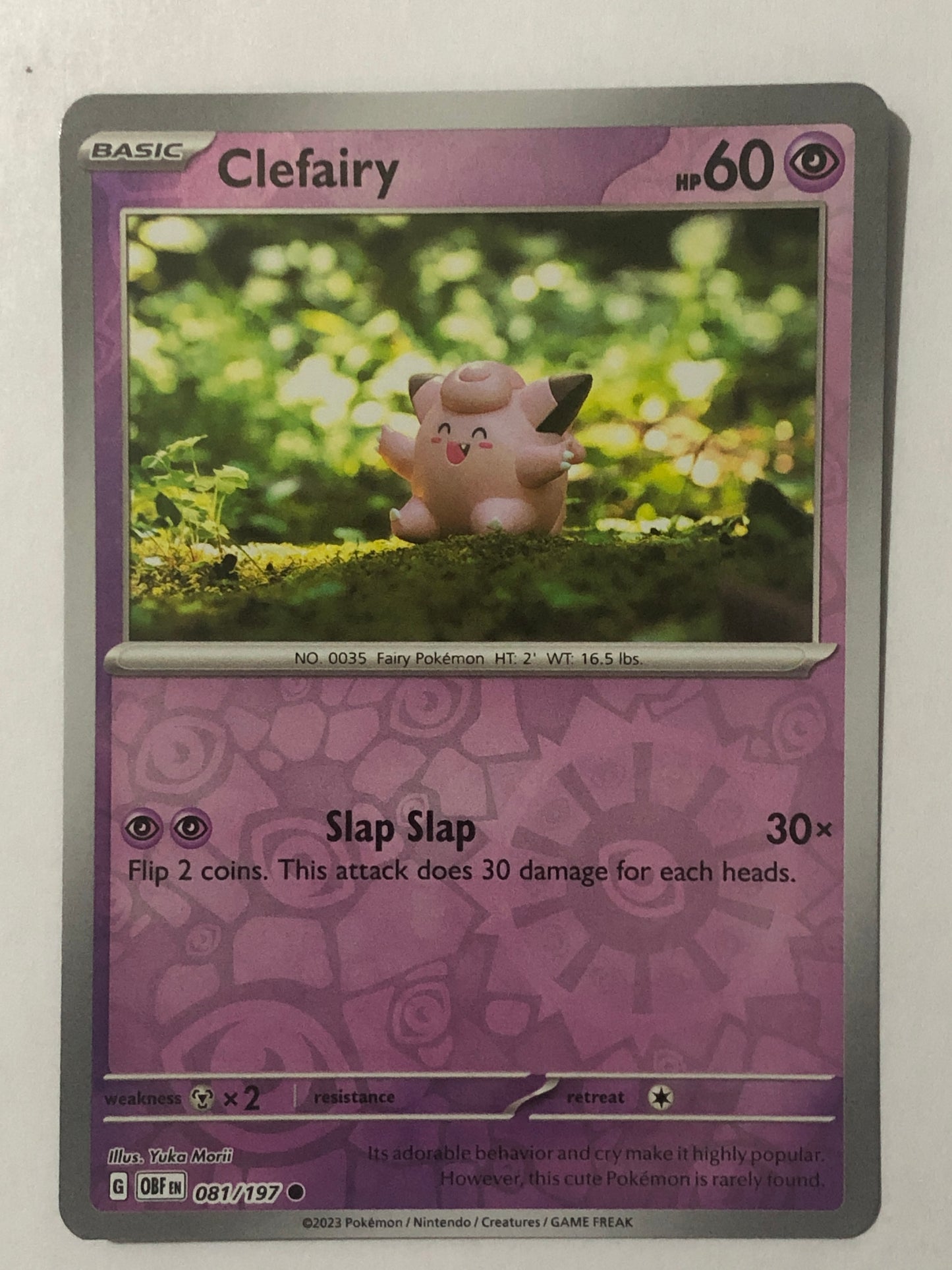 081 - Clefairy - Reverse Holo