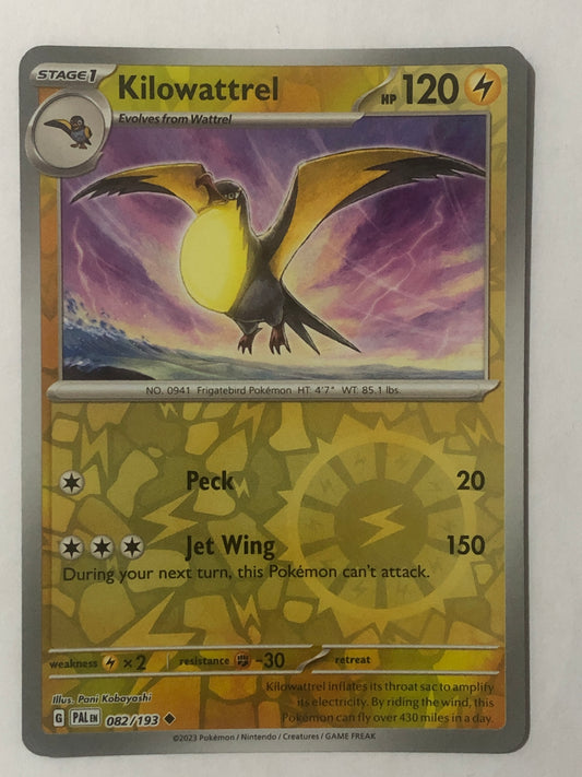 082 - Kilowattrel - Reverse Holo