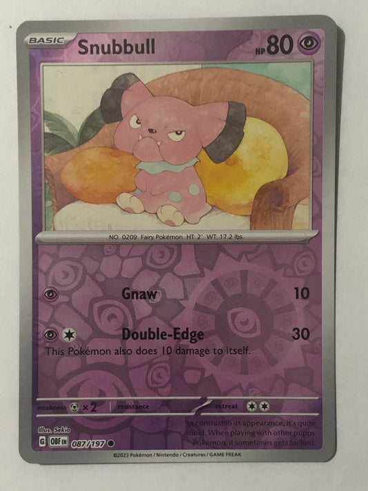 087 - Snubbull - Reverse Holo