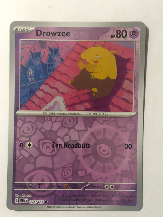 096 - Drowzee - Reverse Holo