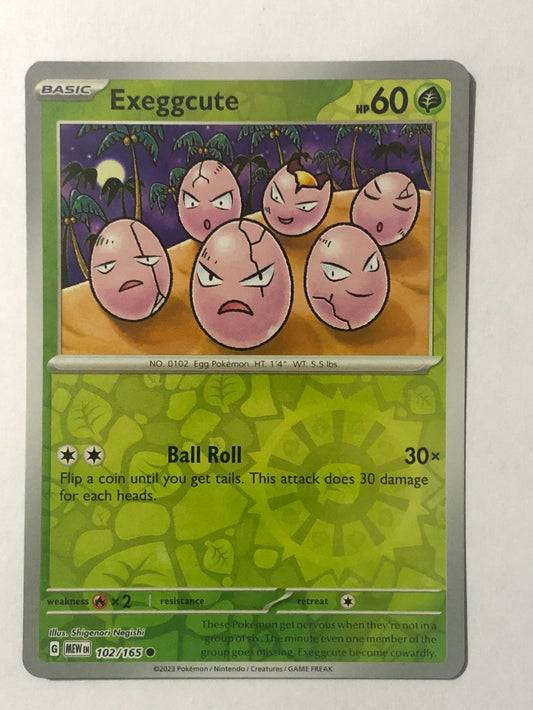 102 - Exeggcute - Reverse Holo