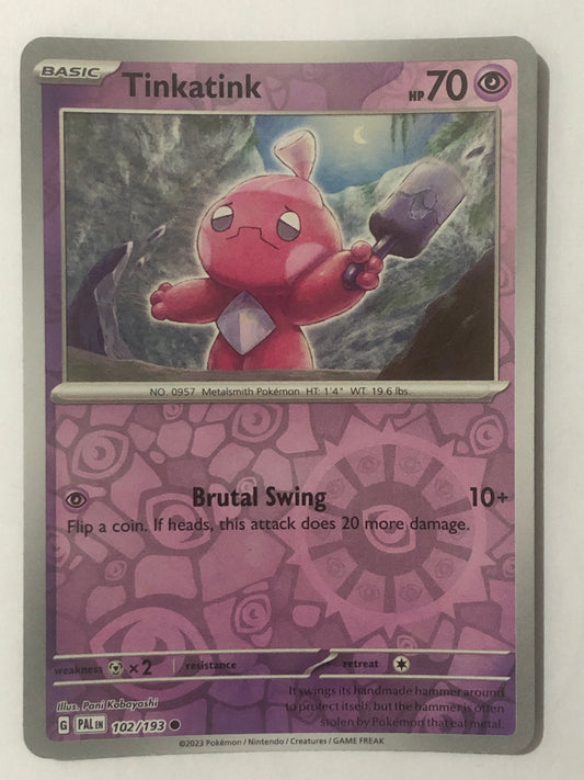 102 - Tinkatink - Reverse Holo