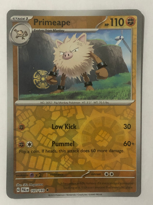 107 - Primeape - Reverse Holo