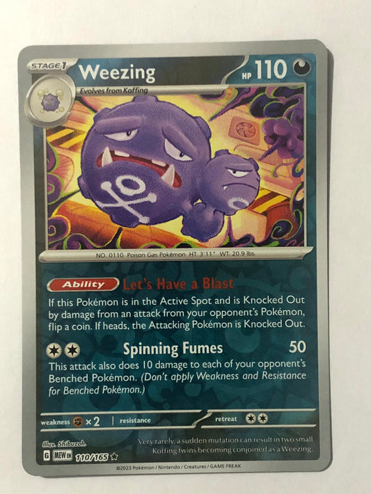 110- Weezing - Reverse Holo