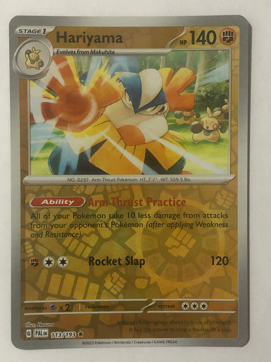 113 - Hariyama - Reverse Holo