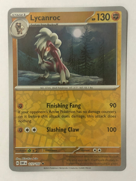 117 - Lycanroc - Reverse Holo