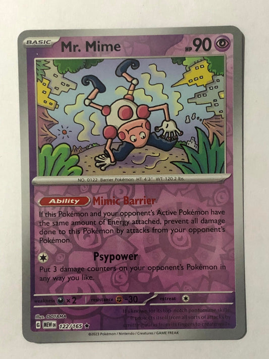 122 - Mr. Mime - Reverse Holo