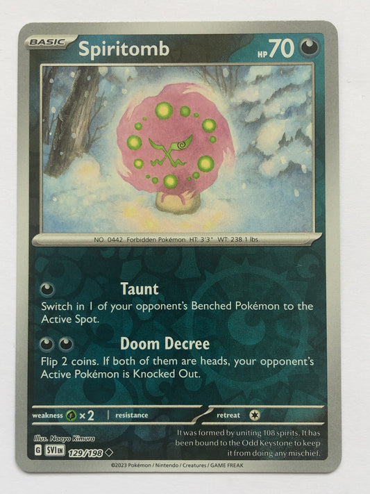 129 - Spritomb - Reverse Holo