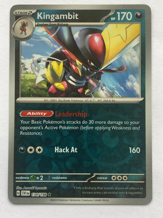 134 - Kingambit - Reverse Holo