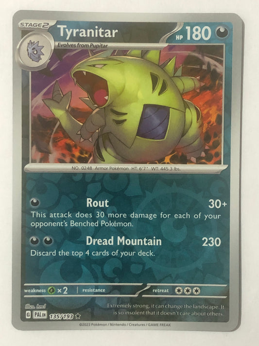 135 - Tyranitar - Reverse Holo
