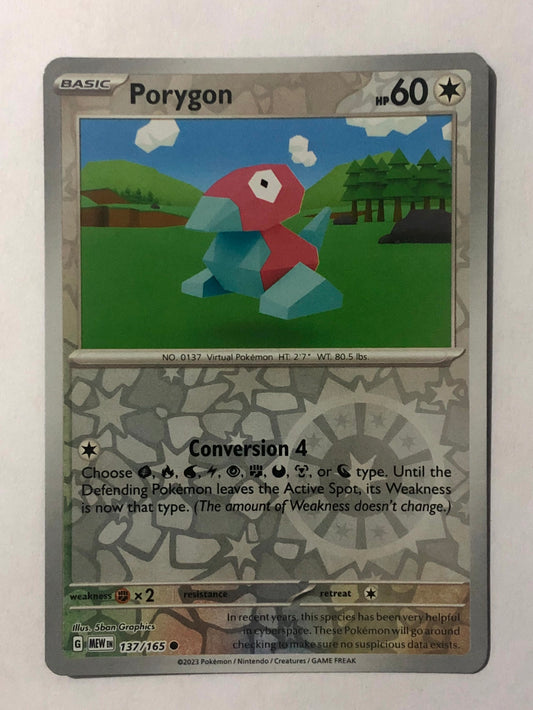 137 - Porygon - Reverse Holo