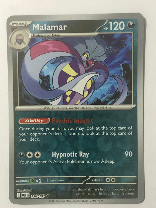 138 - Malamar - Reverse Holo