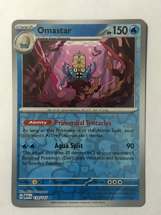 139 - Omastar - Reverse Holo
